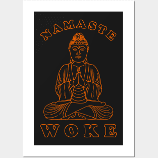 Namaste Woke Posters and Art